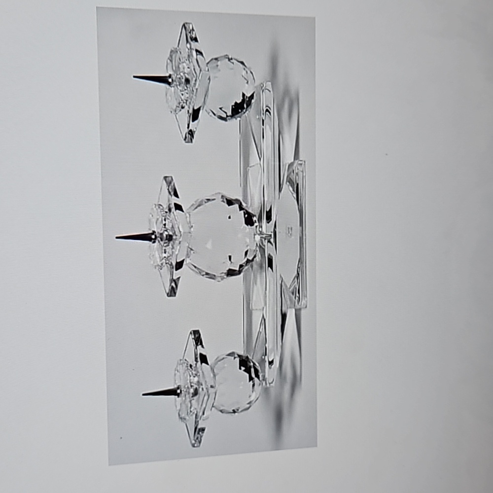 SWAROVSKI 107 CANDLE HOLDER -PIN STYLE -NO BOX
